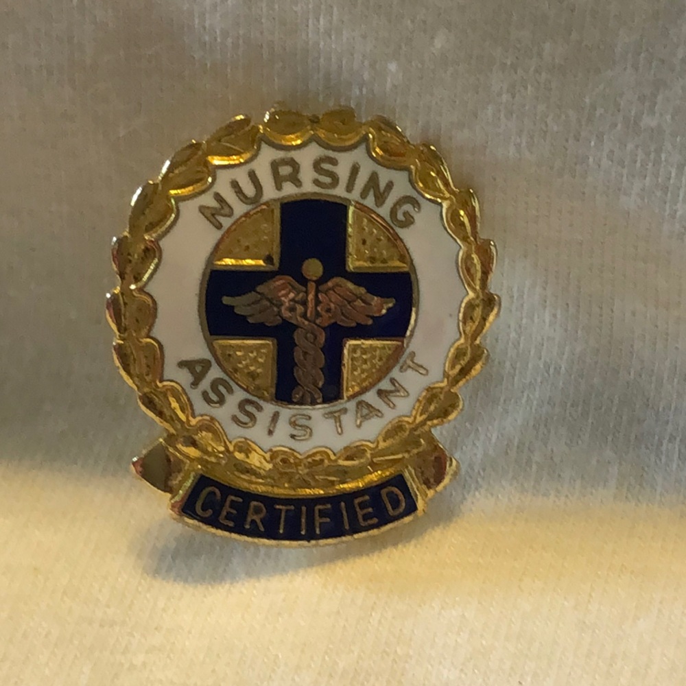 Vintage Nursing Assistant Lapel Pin